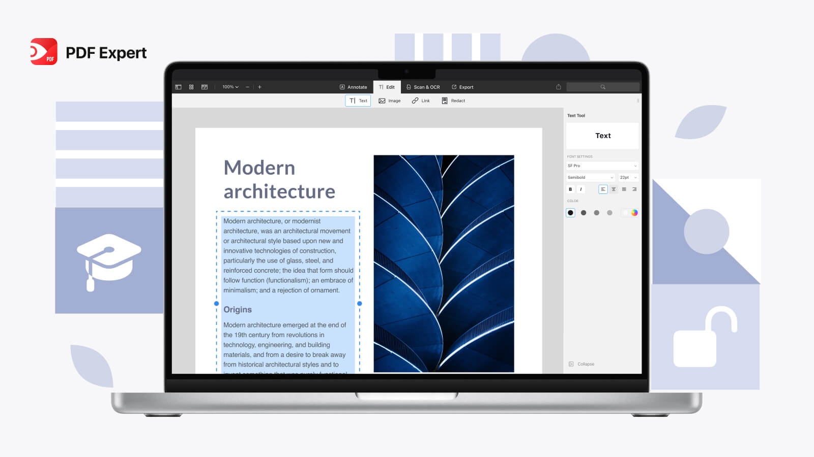 MacBook PDF screen
